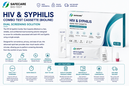 HIV & Syphilis Combo Test Cassette (Bioline)